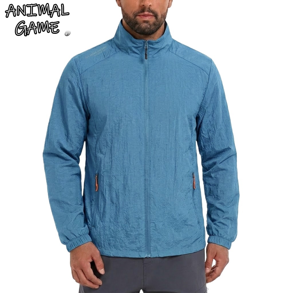 Fishing Kit Compact - Herren UPF50+ Performance Sonnenschutzjacke Atmungsaktive Sport-Wasserdichte