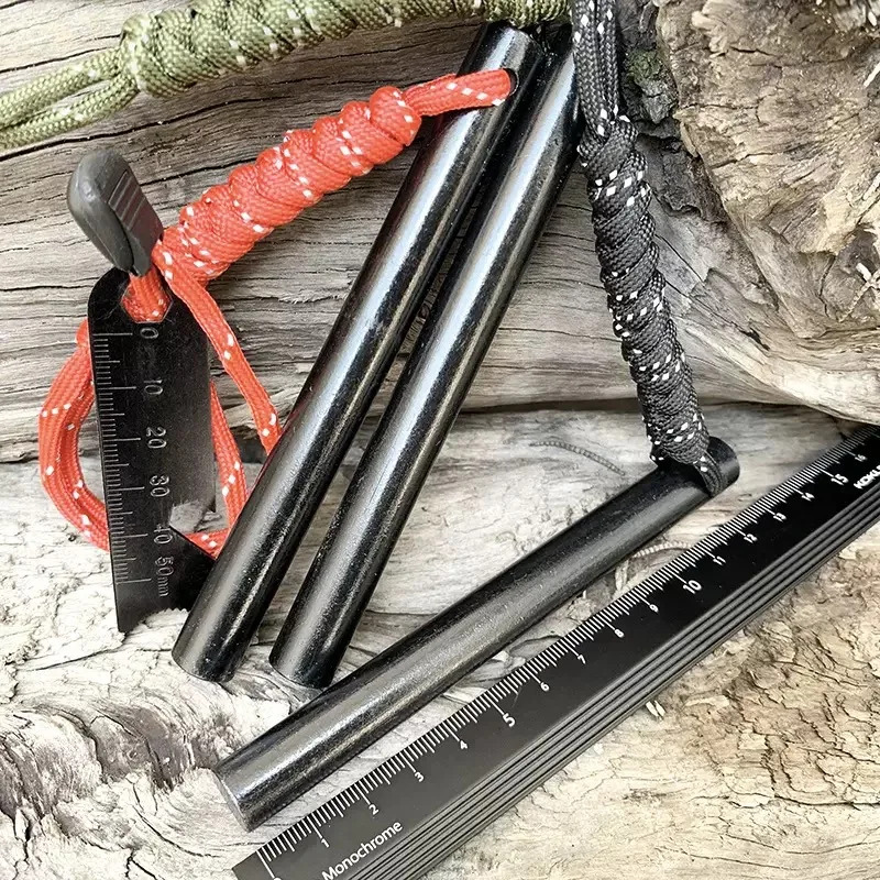 Magnesium Fire Starter - Bear Grylls 3-in-1 EDC Überlebens-Feuerstarter, Kompakter