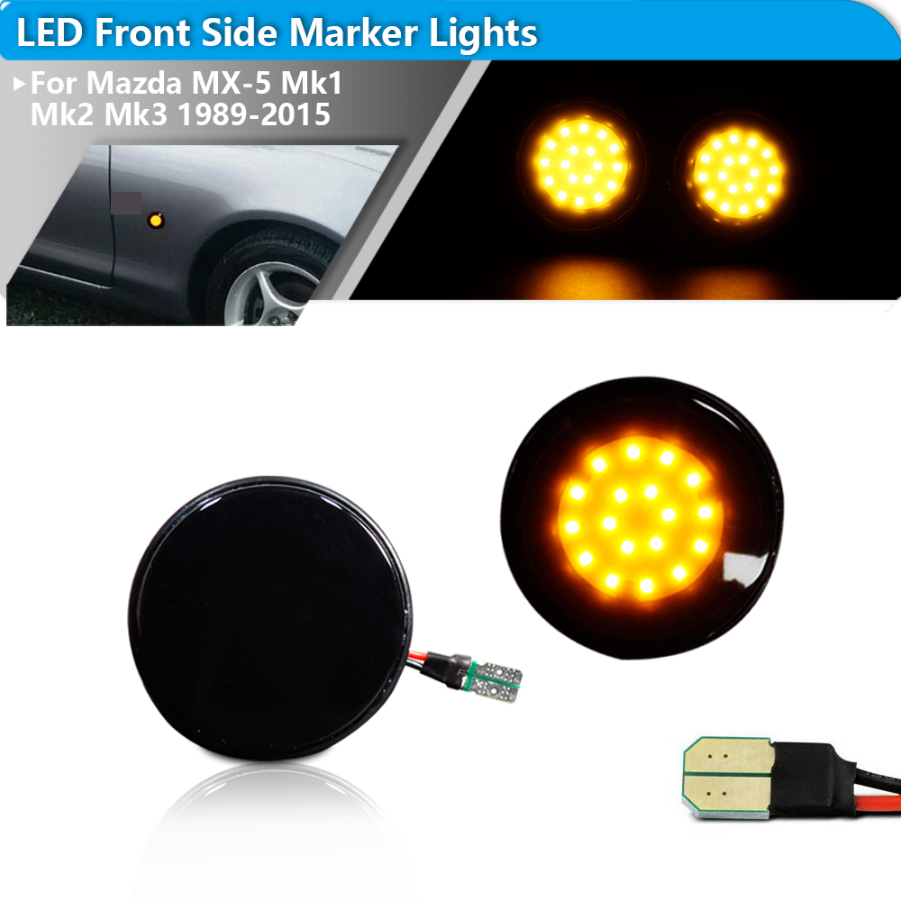 Signal Panel Orange - 2 stücke iJDM LED Vordere Seite