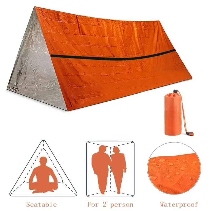 2-Personen Notfall-Schutzzelt- – Emergency Mylar Tent Bewertung und Preis