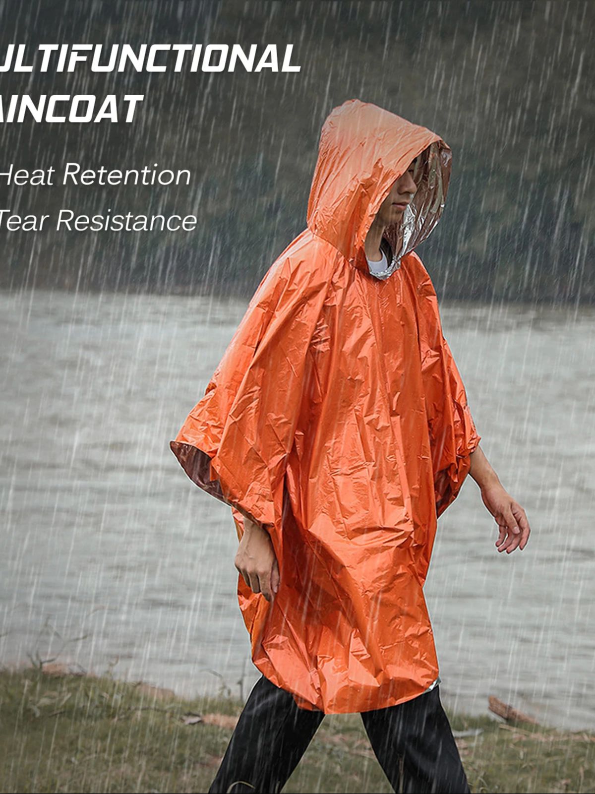 3-in-1 Thermo-Notfall-Regenpon – Emergency Poncho Rain Bewertung und Preis