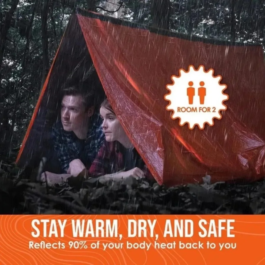 1-teiliger Anti-Regen-Notfalls – Emergency Mylar Tent Bewertung und Preis