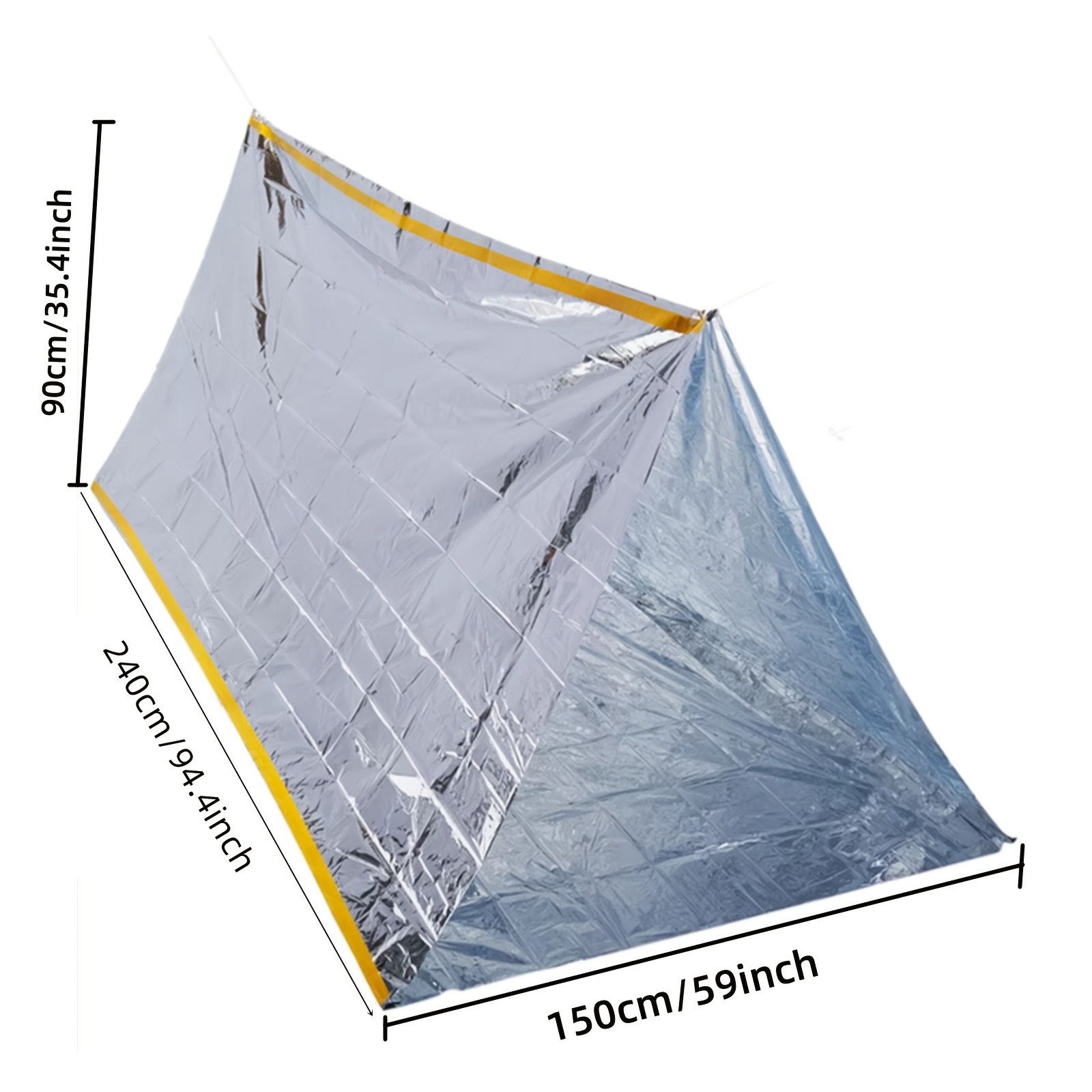 Kompaktes Notfall-Thermozelt & – Emergency Mylar Tent Bewertung und Preis