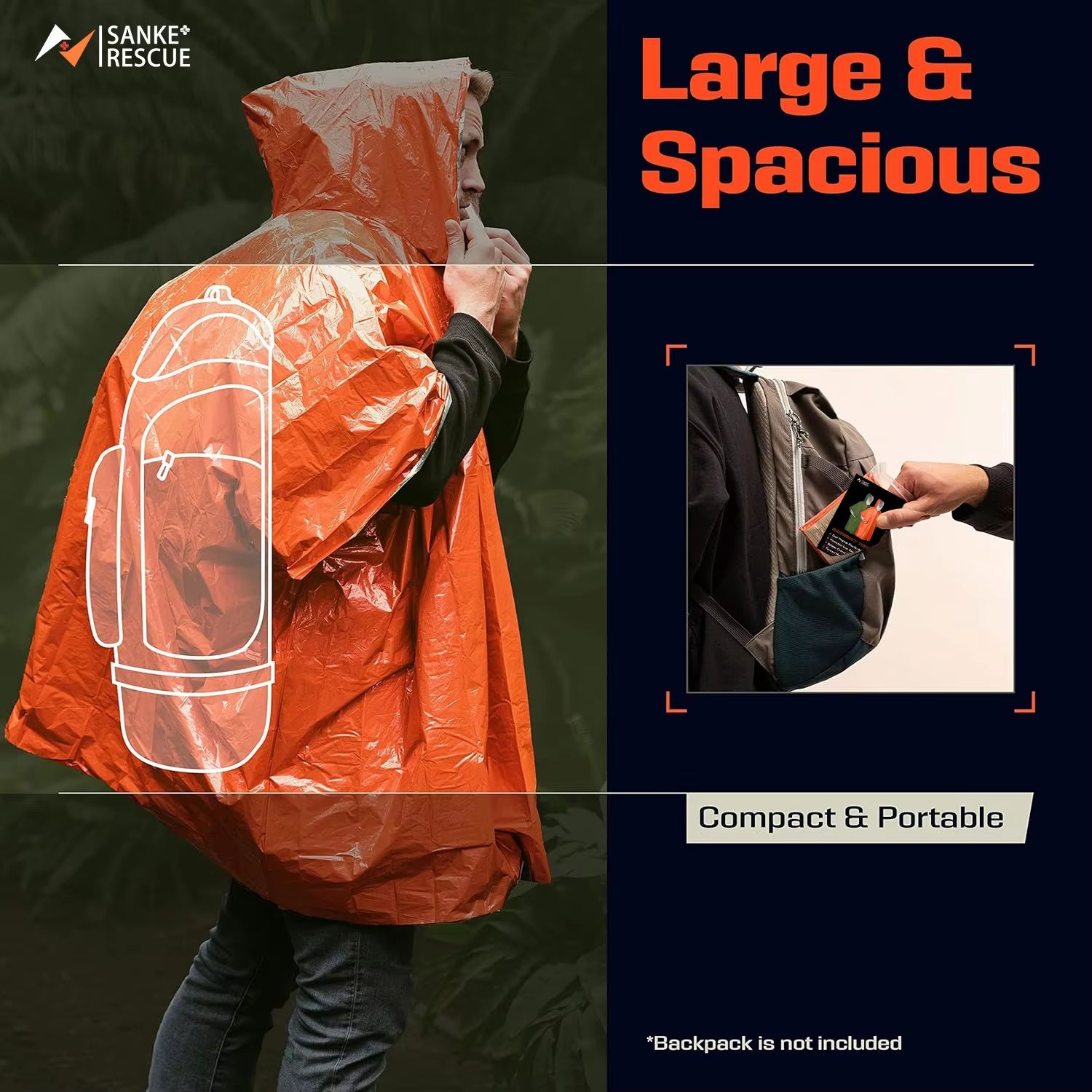 Notfall-Regenponcho, Thermodec – Emergency Poncho Rain Bewertung und Preis